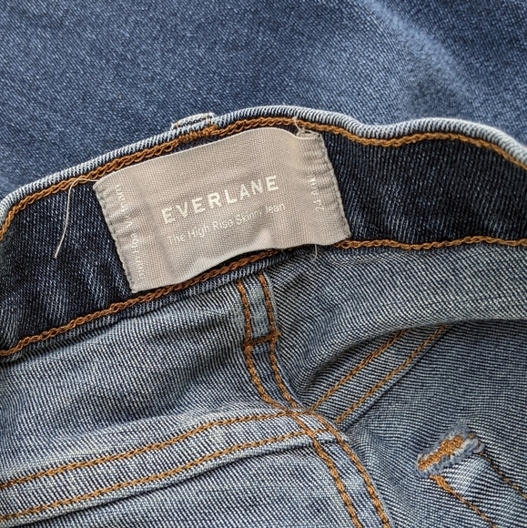 Everlane High Rise Skinny Jeans 24 x 25 - Picture 5 of 5